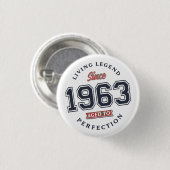 Die lebende Legende 1962 war vollendet Button (Vorne & Hinten)
