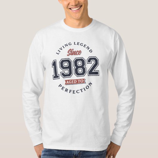 Die lebende Legende 1982 gealtert bis zur Perfekti T-Shirt (Vorderseite)