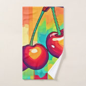 Die lebendige Cherry Art Badhandtuch Set (Handtuch)