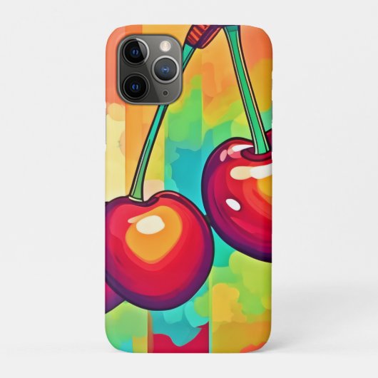 Die lebendige Cherry Art Case-Mate iPhone Hülle (Rückseite)