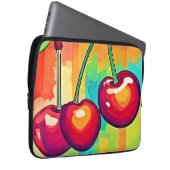 Die lebendige Cherry Art Laptopschutzhülle (Vorne Rechts)