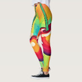 Die lebendige Cherry Art Leggings (Links)