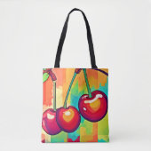 Die lebendige Cherry Art Tasche (Vorderseite)
