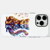 Die lebendige Glow Cat Case-Mate iPhone Hülle (Rückseite (Horizontal))