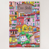 Die lebendige italienische Fassade Puzzle (Vertikal)