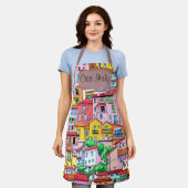 Die lebendige italienische Fassade Schürze (Getragen)