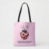 Die lebendige Ladybug Burst Tote Bag - Ihren Stil 