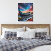 Die lebendige Landschaft der Stadt Leinwanddruck (Insitu (Schlafzimmer))