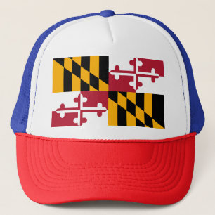 Die lebendige Maryland-Staatsflagge Truckerkappe