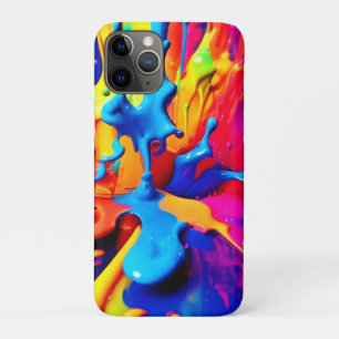 Die lebendige Paint Splash Kunst in feinen Farben Case-Mate iPhone Hülle