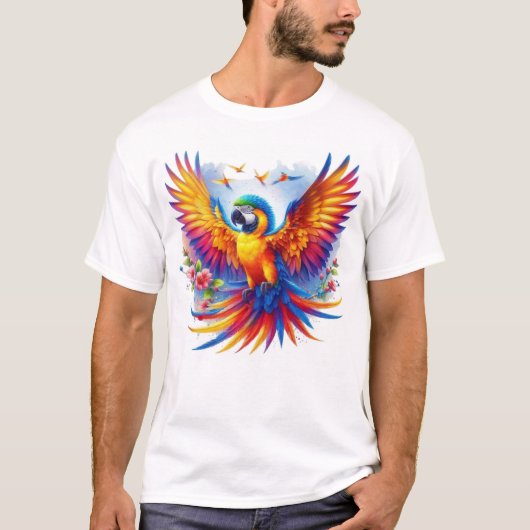 Die lebendige Parrot-Symphonie T-Shirt (Vorderseite)