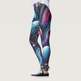 Die lebendige Planetengalaxie Leggings