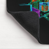 Die lebendige Stadt Mousepad (Ecke)