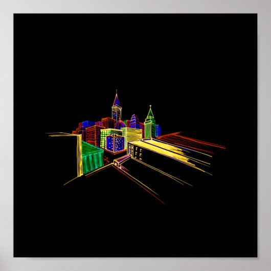 Die lebendige Stadt Poster (Vorne)