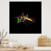 Die lebendige Stadt Poster (Küche)