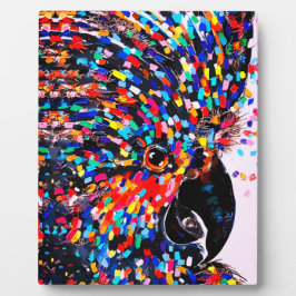Die lebendige Tropical Bird Wall Art in Expression Fotoplatte