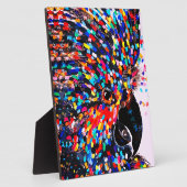 Die lebendige Tropical Bird Wall Art in Expression Fotoplatte (Seite)