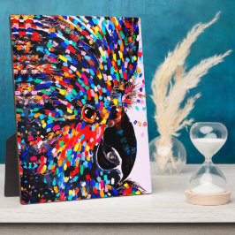 Die lebendige Tropical Bird Wall Art in Expression Fotoplatte