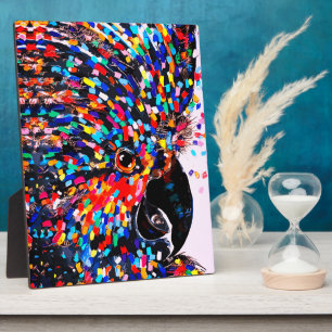 Die lebendige Tropical Bird Wall Art in Expression Fotoplatte