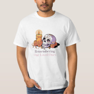 Die lebendige und farbenfrohe Dia de los Muertos D T-Shirt