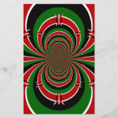 Die lebendige Vision Kenias spiegelt die kenianisc Briefpapier (Vorderseite)