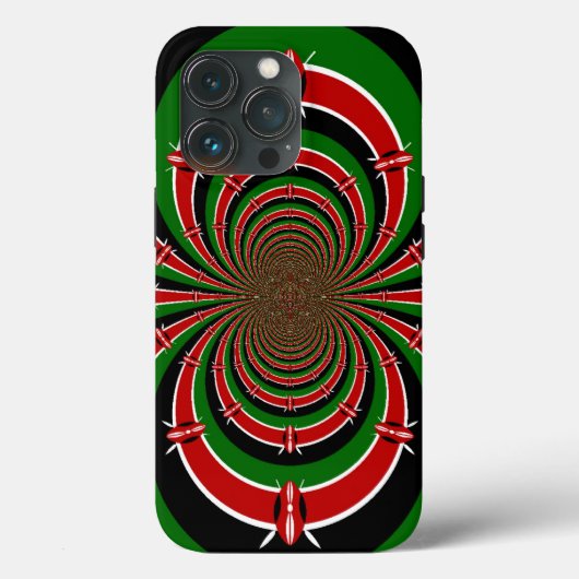 Die lebendige Vision Kenias spiegelt die kenianisc Case-Mate iPhone Hülle (Rückseite)