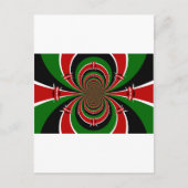 Die lebendige Vision Kenias spiegelt die kenianisc Postkarte (Vorderseite)