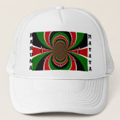 Die lebendige Vision Kenias spiegelt die kenianisc Truckerkappe (Vorderseite)