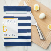 Die Lebensdauer des Schiffes ist besser Geschirrtuch (Viertel Falte)