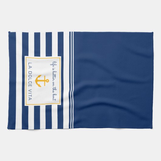 Die Lebensdauer des Schiffes ist besser Geschirrtuch (Horizontal)