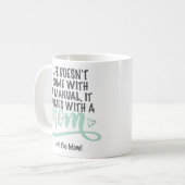 Die Lebensdauer ist nicht mit einer Mama der Gebra Kaffeetasse (Vorderseite Links)