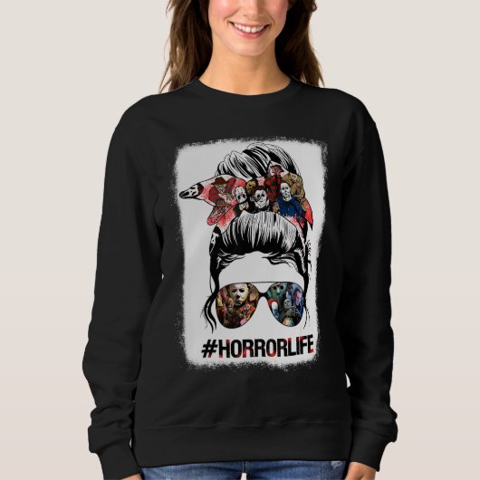 Die Lebensdauer von Messy Bun Horror hat wesentlic Sweatshirt (Vorderseite)