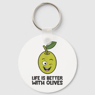 Die Lebensdauer von Oliven ist besser mit Oliven _ Schlüsselanhänger