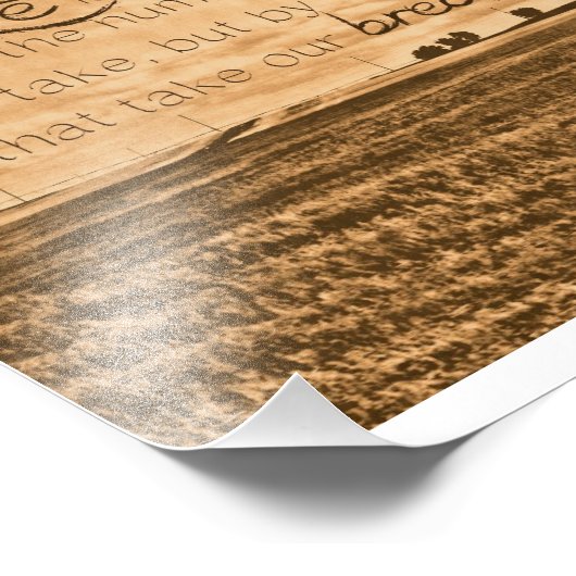 Die Lebensdauer wird nicht gemessen Fotodruck (Ecke)