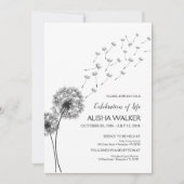 Die Lebenseinladung, Gedenkdienst Einladung (Vorderseite)