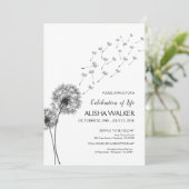 Die Lebenseinladung, Gedenkdienst Einladung (Stehend Vorderseite)