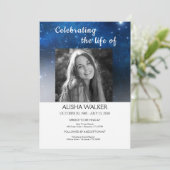 Die Lebenseinladung, Gedenkdienst Einladung (Stehend Vorderseite)