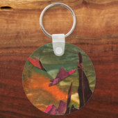 Die Lebensformen der Sci-fi-Alien "Feuervögel" im  Schlüsselanhänger (Vorderseite)