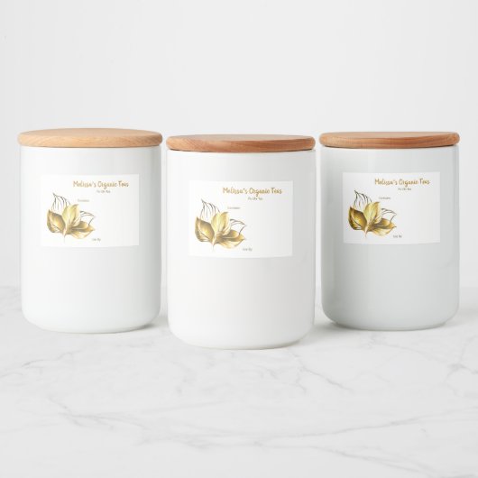 Die Lebensmitteletiketten für Tee und Tee Lebensmitteletikett (Flaschen)