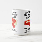 Die Lebensmittelkette in den Händen halten Kaffeetasse (Mittel)