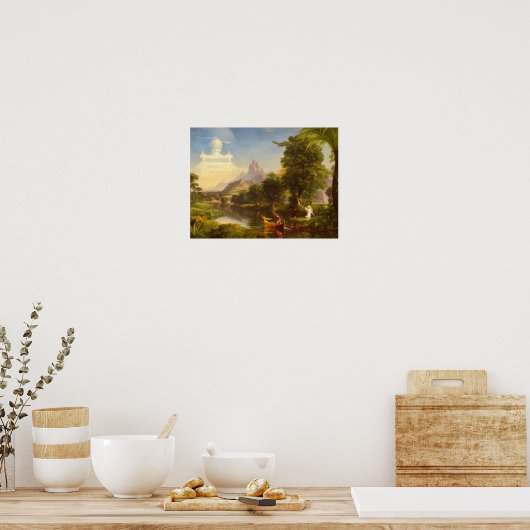 Die Lebensreise, die Jugend von Thomas Cole Poster (Küche)