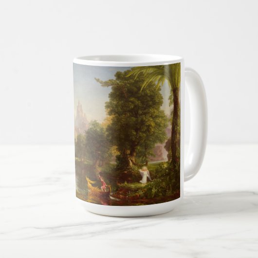 Die Lebensreise: Jugend - von Cole Kaffeetasse (VorderseiteRechts)