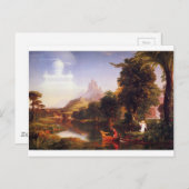 Die Lebensreise: Jugend von Thomas Cole Postkarte (Vorne/Hinten)