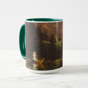 Die Lebensreise: Kindheit, 1842 (Öl auf Leinwand Tasse