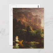 Die Lebensreise: Kindheit - Thomas Cole Postkarte (Vorne/Hinten)