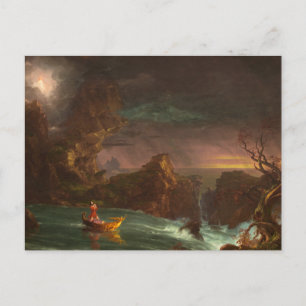 Die Lebensreise: Manhood by Thomas Cole Postcar Postkarte