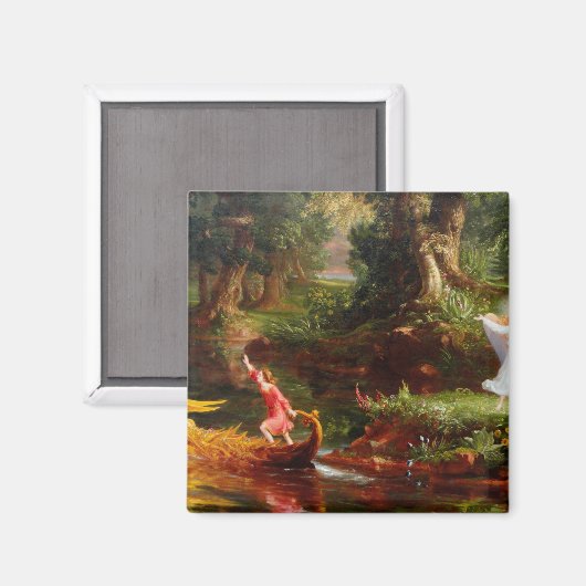 Die Lebensreise von Thomas Cole Magnet (Vorderseite/Rückseite)