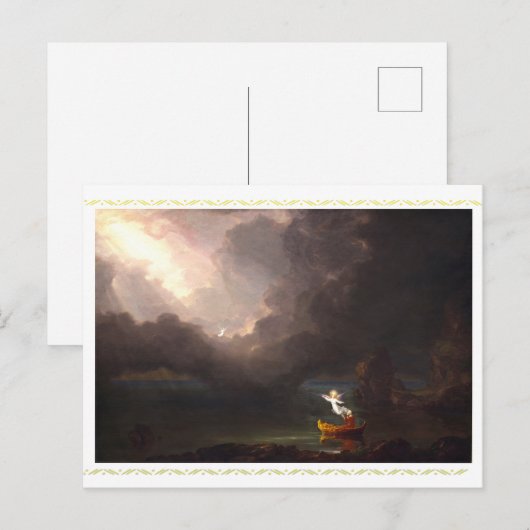 Die Lebensreise von Thomas Cole Postkarte (Vorne/Hinten)