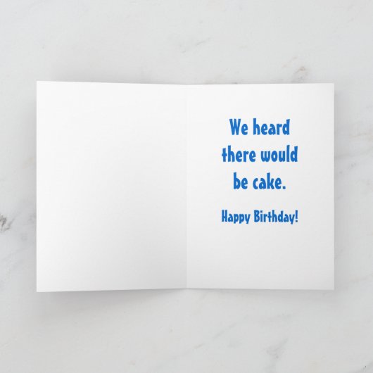 Die Lebewesen wollen Karte (Innenseite)