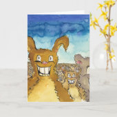 Die Lebewesen wollen Karte (Gelbe Blume)